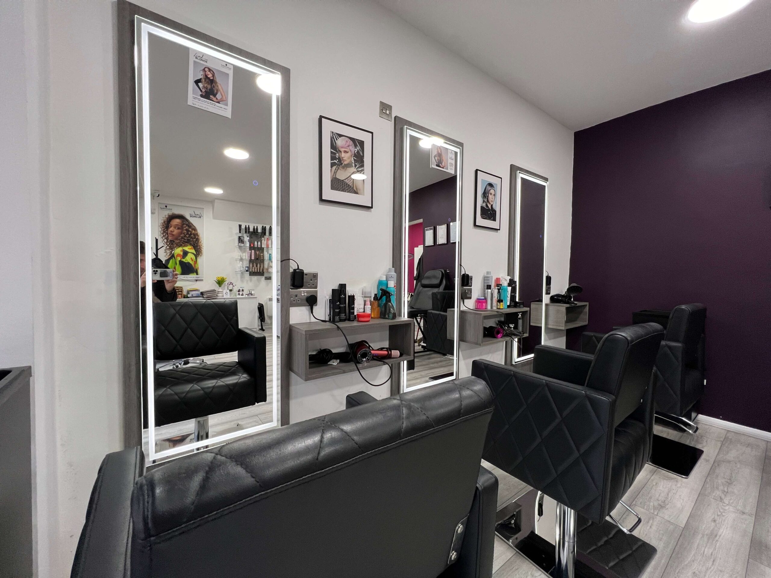Monika Kiss Hair and Beauty salon interior - hairdresser job Bristol